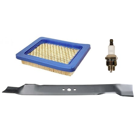 Aic Replacement Parts 22 Mulching Blade Tune Up Air Filter Spark Plug Fit Craftsman Fits MTD 141114 LAB50-0086FILTERKIT
